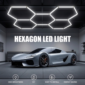 New Design Hexagonal LED Garage Lights-Waterproof Bright Easy Installation for <strong>Car</strong> <strong>Detailing</strong> &amp; Landscape/Garden Use - Product Image 4