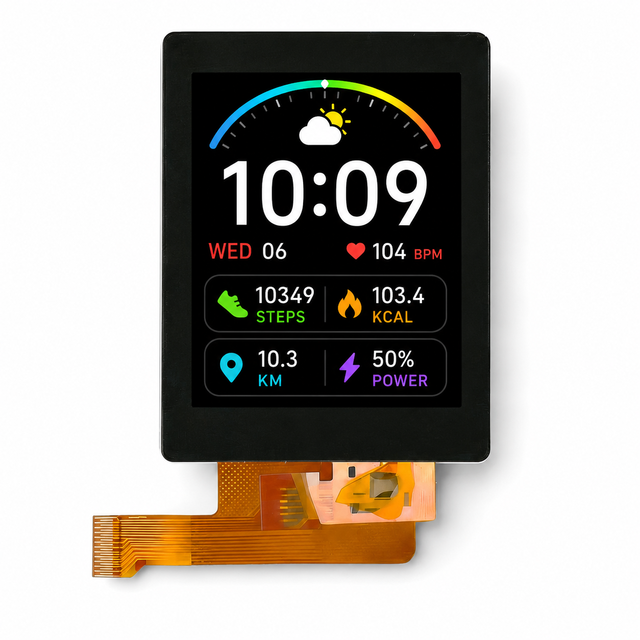 Custom 1.77 Inch TFT LCD Screen Module 128x160 Small Embedded IPS Display for Medical Monitor Project Solution OEM Solution