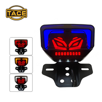 Feu arrière de moto à LED modifié avec clignotant et feu stop pour TMX155 CG125