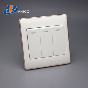 UK-Standard Hochwertiger Lichtschalter 1 Schalter 2-Pin-Steckdose Verchromter Rahmen Wandschalter 12 Jahre Garantie 220-250V - Product Image 3