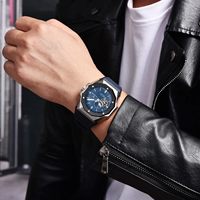 Montre-bracelet mécanique automatique Pagani Design PD-YS010 pour homme, bracelet en caoutchouc tendance, étanche 100 m, Reloj Hombre