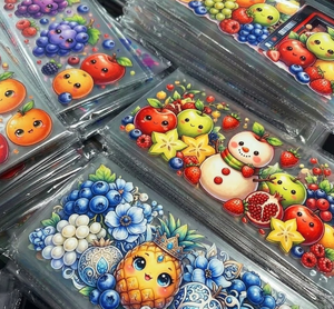 Vinilos Decorativos para Vasos Libbey de 16oz, Diseño Vibrante de Frutas, Resistentes a los Rayos UV, Transferibles por Calor, Lavables, Listos para Enviar, Permanentes, para Vasos y Botellas - Product Image 1