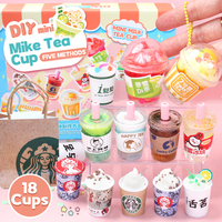 Kit de Simulation de Préparation de Thé au Lait Miniature Fait Main Personnalisé, Jouets de Jeu d'Imitation, Jouets Éducatifs pour Enfants