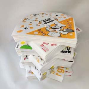 กระดาษห่อเบอร์เกอร์เคลือบแว็กซ์กันไขมัน พิมพ์โลโก้ตามสั่ง เกรดสำหรับอาหาร - Product Image 5