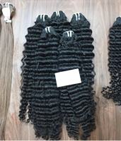 Tag logo gratis bundel rambut manusia mentah tidak diproses grosir Vendor Indian Virgin kutikula bundel rambut selaras