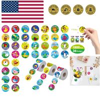 Autocollants de récompense à motif de fruits pour les enseignants, étiquettes promotionnelles pour reconnaître et encourager les enfants d'âge scolaire pour un comportement positif
