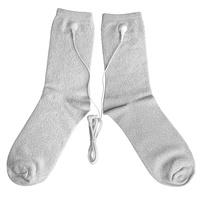 Électrode conductrice en fibre TENS/EMS, chaussette TENS réutilisable, unité d'électrothérapie pour les pieds, produit de massage électrique pour soulager les douleurs musculaires