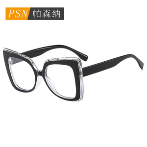 Psn Square Full Rim <b>Eyeglasses</b> <b>Frames</b> Anti Blue Light W68156 Unisex 2024 - Product Image 2
