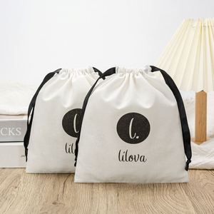 Custom Cotton Jewelry Gift <b>Pouch</b> <b>Drawstring</b> Watch <b>Pouch</b> Soft <b>Pouch</b> Packaging Cotton Bags - Product Image 1