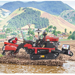 Cao 35hp DIESEL ROTARY tu theo dõi lĩnh vực nước Orchard ridger mương máy 80-120cm tilling Chiều rộng hộp số cao - Product Image 5