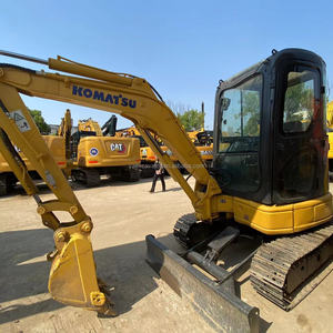 Excavadora hidráulica Komatsu PC30 de 3 toneladas de segunda mano, miniexcavadora usada pc30mr con giro de cola cero para operaciones en espacios estrechos. - Product Image 3