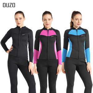 Traje <span class=keywords><strong>de</strong></span> buceo <span class=keywords><strong>de</strong></span> 1,5mm para <span class=keywords><strong>mujer</strong></span>, traje <span class=keywords><strong>de</strong></span> neopreno separado <span class=keywords><strong>de</strong></span> manga larga y traje <span class=keywords><strong>de</strong></span> baño, traje <span class=keywords><strong>de</strong></span> surf, estilo <span class=keywords><strong>chaqueta</strong></span> - Product Image 1