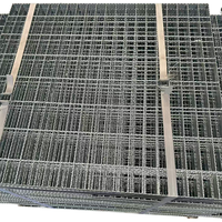 Grille en acier inoxydable résistante aux hautes températures, galvanisée, antidérapante, robuste, pour passerelles, murs, plateformes et revêtements de sol industriels