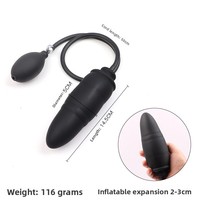 Fourniture d'Usine Anale en Silicone Gonflable, Dilatateur de Fesses Extensible à Air, Grande Pompe à Godemiché pour Jouets Sexuels Femmes Hommes Gays