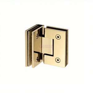 定制9CE批发紫铜不锈钢304淋浴铰链Glaa到玻璃90度淋浴玻璃门枢轴铰链 - Product Image 3