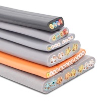 Hochwertige Fabrikfertigung Mehradriges PVC-Isoliertes TVVB-Flachkabel für Aufzüge mit Vertikalaufstiegsfunktion