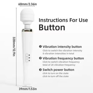 Venta al por mayor juguetes sexuales para mujeres caja de juguetes sexuales alimentados por USB con varita AV masajeador palo y consolador vibrador pistola de masaje - Product Image 2