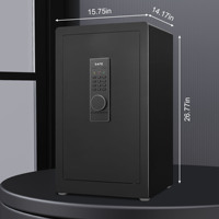 Diebstahlsicherer Mini-Stahltresor mit Festem Verschlussbolzen - Desktop- oder Wandmontierbarer Kleiner Digitaler Safe Tragbare Tresorbox mit Tastenfeld