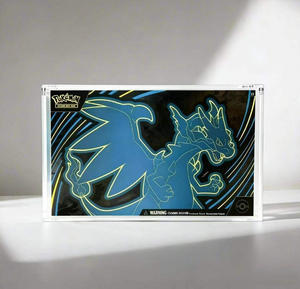 Estuche Magnético Acrílico Transparente <span class=keywords><strong>de</strong></span> 5 mm <span class=keywords><strong>de</strong></span> Alto, Anti-Amarilleo, Anti-UV, con Filtro <span class=keywords><strong>de</strong></span> Luz Azul para TGG Mega <span class=keywords><strong>Charizard</strong></span> UPC PTCG <span class=keywords><strong>Ultra</strong></span> <span class=keywords><strong>Premium</strong></span> Collection Box - Product Image 1