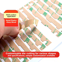 Ruban adhésif de transfert imperméable 3M Type 468MP 200MP transparent 0,13 mm haute performance double face qualité ingénieur pour plaques signalétiques personnalisées