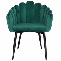Fauteuil de salon en velours au design tout nouveau, élégant et rembourré