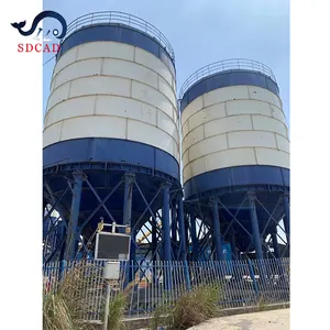 Environmental Chemical industry High strength Concrete 60 ton cement silo 100 ton fly ash silos small