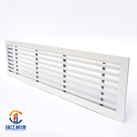 Grille d'aération linéaire en aluminium à 45 degrés - Diffuseur d'air de retour HVAC amovible