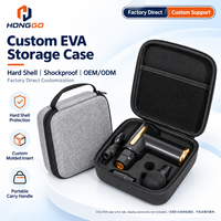 Sac de rangement personnalisé pour pistolet de massage portable, protection d'équipement portable, service de production directe d'usine, étui de rangement EVA