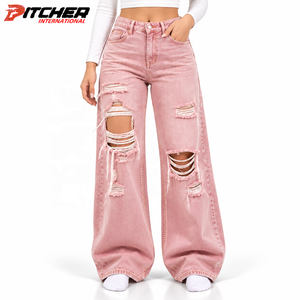 Fabricant de jeans pour femmes sur mesure, denim extensible pour marques privées, faible MOQ, production en gros - Product Image 1