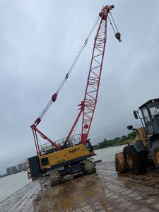 Sany รถเครนตีนตะขาบ85ตันเครื่องจักรมือสองคุณภาพสูงที่มีส่วนประกอบหลักตลับลูกปืนเครื่องยนต์ปั๊มเกียร์ - Product Image 3