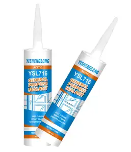 YSL-716 Mastic ou calfeutrage silicone transparent gris pour salle de bain à bas prix