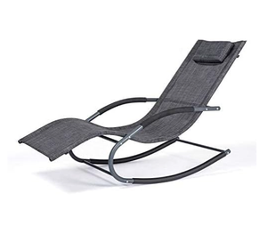 Sedia a <span class=keywords><strong>Sdraio</strong></span> Portatile da Piscina Antiscivolo, Reclinabile a Gravità Zero, con Braccioli Morbidi e Cuscino Rimovibile, Resistente alle Intemperie - Product Image 1