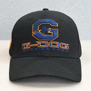 Gorra de Béisbol de Algodón Negra para Trabajo con Bordado 3D - Logotipo Personalizable para Actividades al Aire Libre y Protección Solar - Product Image 1