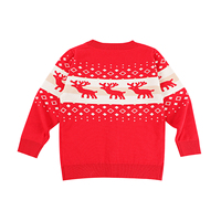 Mode Weihnachts mädchen Kleidung Winter O-Ausschnitt Unisex Kleinkind Pullover Shirt Family Style Warmer Pullover Pullover für Kinder