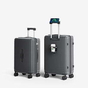 <span class=keywords><strong>Valise</strong></span> PC élégante 3 pièces 20 24 28 coque rigide durable en <span class=keywords><strong>polycarbonate</strong></span> <span class=keywords><strong>valise</strong></span> <span class=keywords><strong>cabine</strong></span> à roulettes 4 roues Spinner <span class=keywords><strong>valise</strong></span> de voyage - Product Image 4