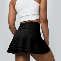Culottes deux pièces respirantes pour femmes vêtements de sport jupe plissée d'été pour Tennis Badminton Golf Yoga course OEM Logo taille