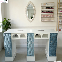 Meubles de salon de manucure professionnels de luxe modernes, ensemble de table de manucure pour salon de beauté, multifonctionnel, SPA pour les ongles, bois, marbre