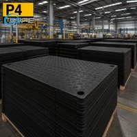 Tapis de protection de sol antidérapants ZSPE en HDPE pour machines lourdes et accès des véhicules de construction