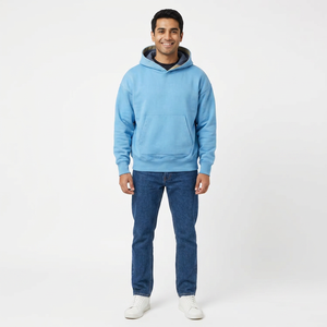 OEM Hiver Épais Pull À Capuche Surdimensionné Épaule Goutte Vierge Sweatshirts Impression Personnalisée Poids Lourd Unisexe Vintage Haut - Product Image 1