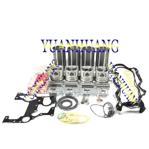 4FG1 Overhaul rebuild kit full gasket set For ISUZU Fit Rodeo Pickup D-Max Diesel Engine Parts Piston cylinder liner