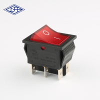 Interrupteurs de bateau PA66 avec lumière LED KCD2 16A 250V AC mini interrupteurs pour voiture jouet électronique