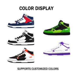 Baskets de tennis et de course décontractées pour hommes de haute qualité, design sportif haut de gamme antidérapant avec doublure en maille confortable, logo personnalisé - Product Image 2