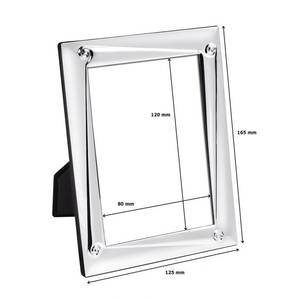 Marco de Fotos Metálico de 90X130 mm con Diseño de Pergamino, Marco Metálico Decorativo para el Hogar con Toque Personalizado - Product Image 2