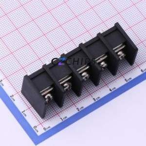 DBT30C-11.0-5P-BK-P Barrier Terminal Block Through hole Component (THT),P=11mm Connector - Product Image 1