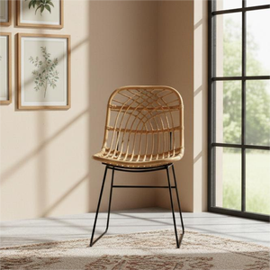 Chaise de salle à manger Simora, cadre en bois moderne et élégant, design élégant et confortable pour la salle à manger/bar de l'appartement, meubles - Product Image 1