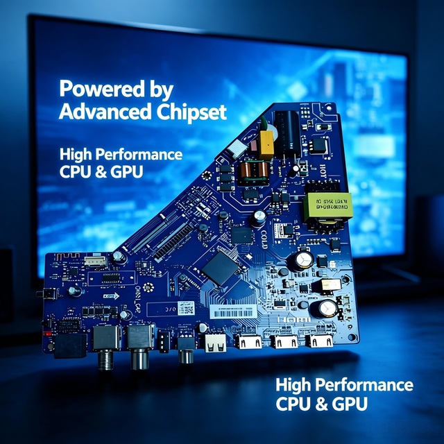 Universal LED/LCD Smart TV Mainboard CV951-C42 21.5-65 Inch 1080P Android 11 DVB-T2 Blue/Green PCB Board