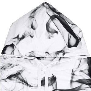 Sudaderas con capucha de algodón estampadas con logotipo y diseño personalizados al por mayor, sudaderas con capucha estampadas informales para hombre con logotipo personalizado para venta en línea - Product Image 3