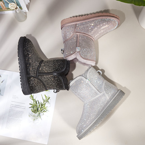 Stivali da Neve Impermeabili con Suola Spessa in Puro Cotone, Caldi, Personalizzabili con Logo, Produttore di Scarpe su Misura, Stivali Invernali <span class=keywords><strong>per</strong></span> Donne - Product Image 2