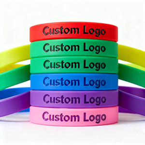 Pulseras de Silicona Personalizadas de Alta Calidad, Brazaletes de Goma con Mensaje o Logotipo Promocional - Product Image 3