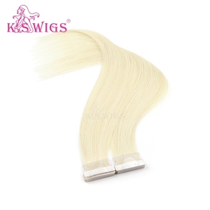 Extensions de cheveux invisibles de luxe premium, 100% cheveux humains Remy, blond naturel, vierges, sans couture, extensions à bandes adhésives. - Product Image 2